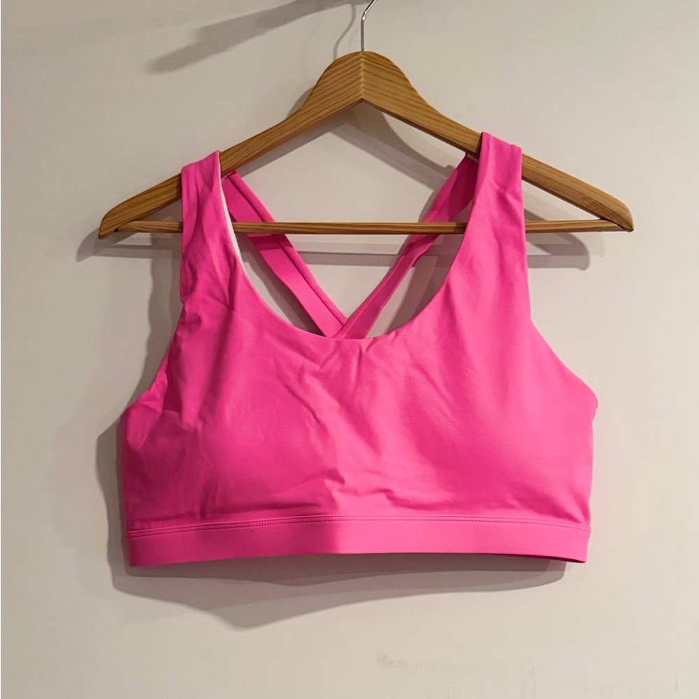 Pink Sports Bra